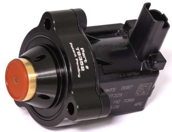 GFB Part Number T9352 DV+ installed on solenoid angled view