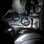 GFB Part Number T9354 DV+ diverter valve installed in engine