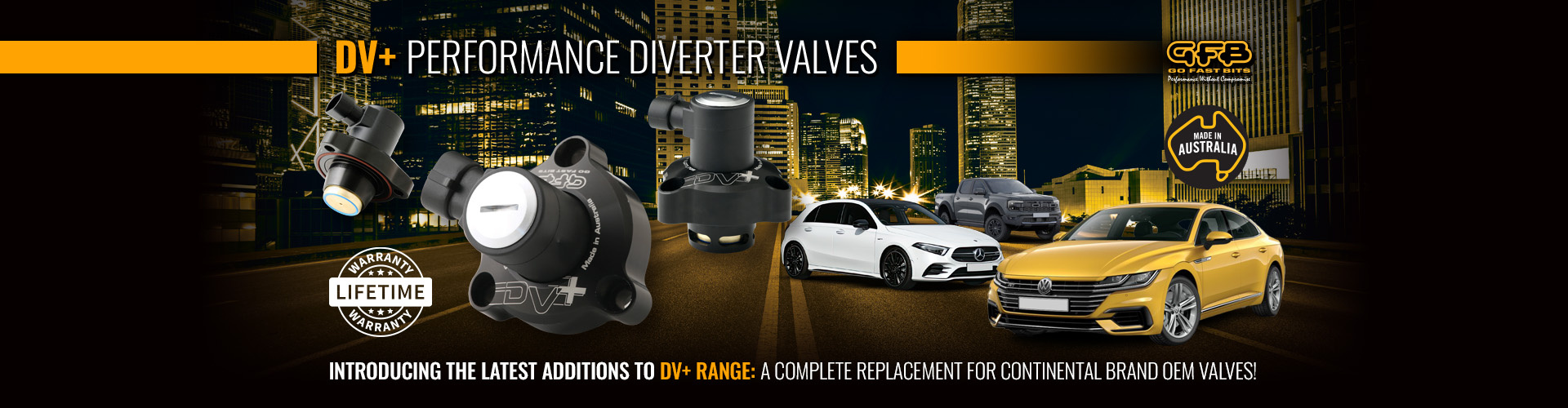 New DV+ with integrated solenoid banner