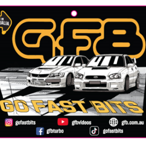 GFB Air Freshener with Subaru and Evo